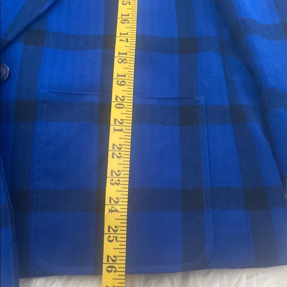 Pendleton Blazer Women’s Size 12 Vintage Pendleton 100% Virgin Wool Plaid Blazer - Picture 12 of 14